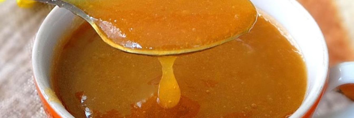 Быстрое повидло из персиков