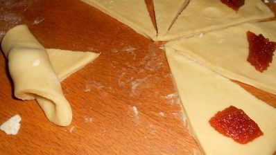 круасаны с повидлом