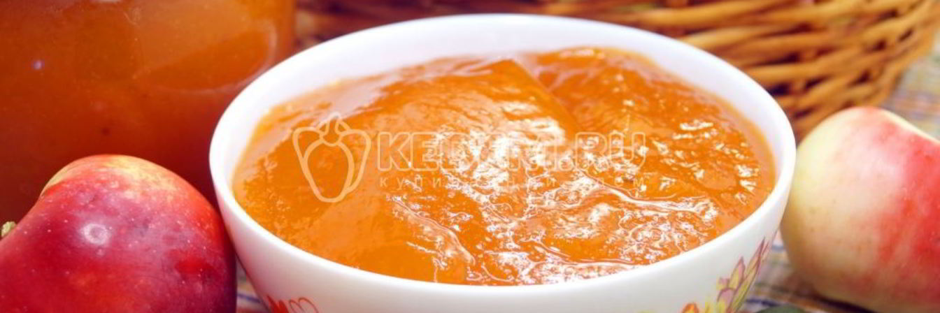 Повидло из яблок с облепихой