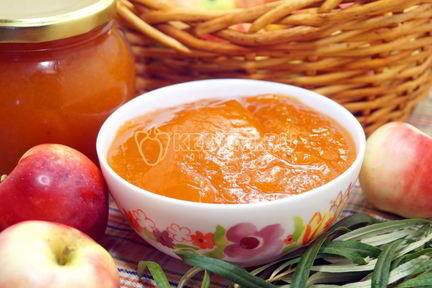 Повидло из яблок с облепихой