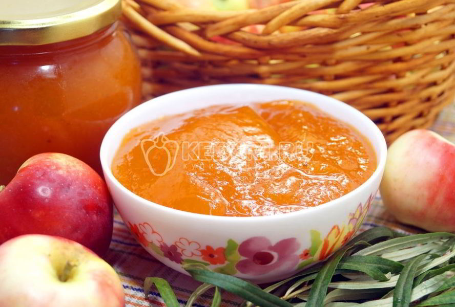 Повидло из яблок с облепихой