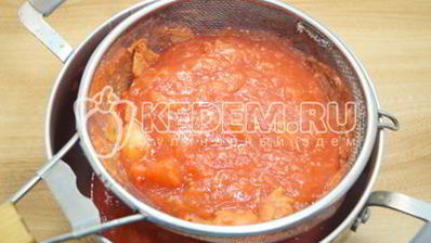 яблочное повидло с малиной