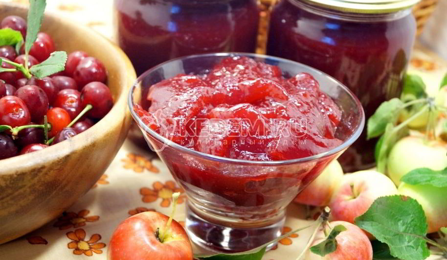 Рецепт яблочного повидла с вишней бабушкино