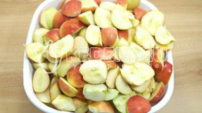 яблочное повидло с вишней бабушкино