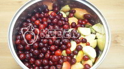 яблочное повидло с вишней бабушкино