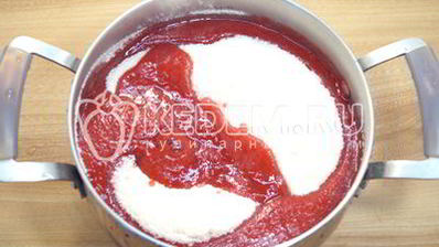 яблочное повидло с вишней бабушкино