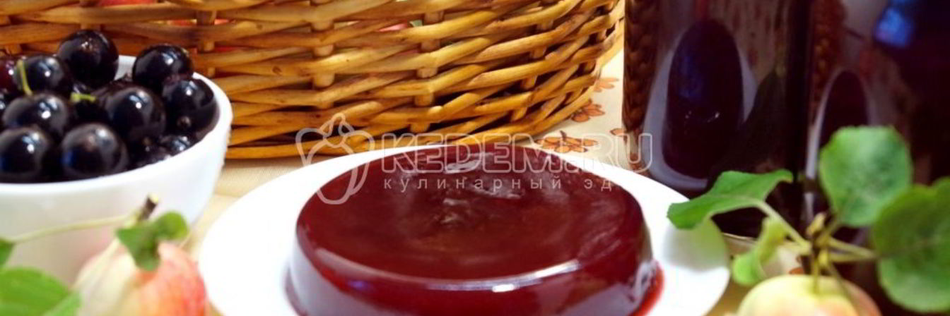 Яблочное повидло со смородиной