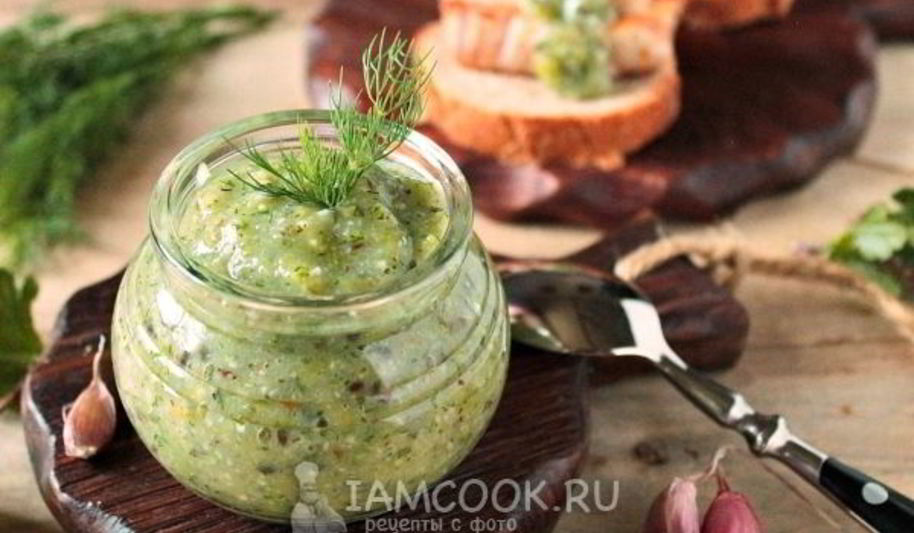 Рецепт приправы из крыжовника с чесноком на зиму