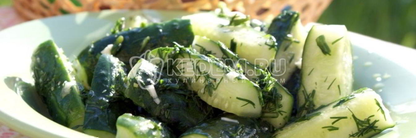 Быстрые малосольные огурцы в пакете