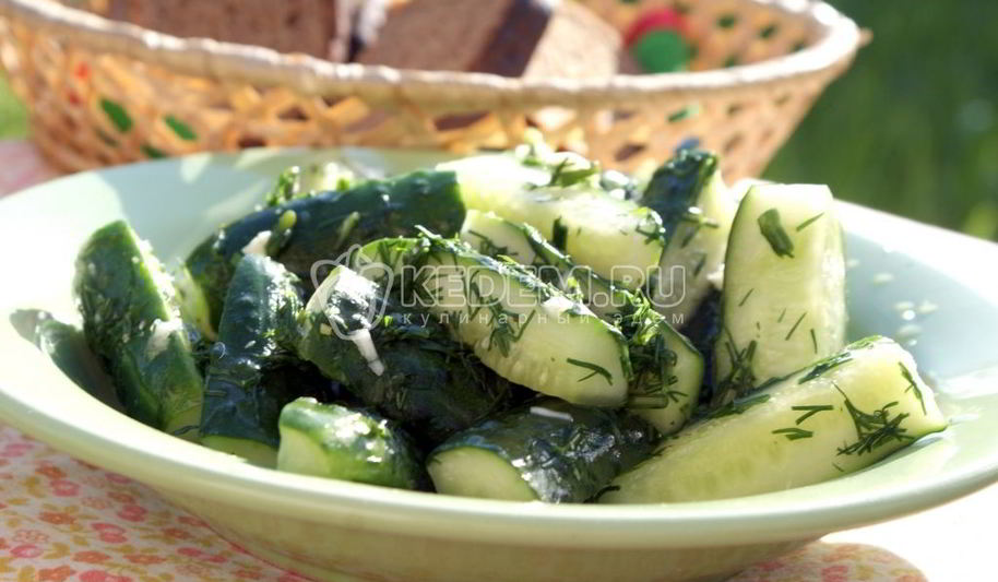 Рецепт быстрых малосольных огурцов в пакете