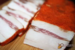 Домашнее острое сало