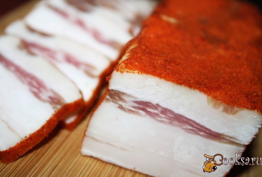 Домашнее острое сало