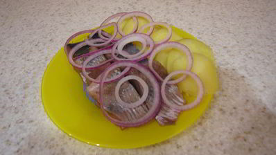 домашняя малосольная сельдь