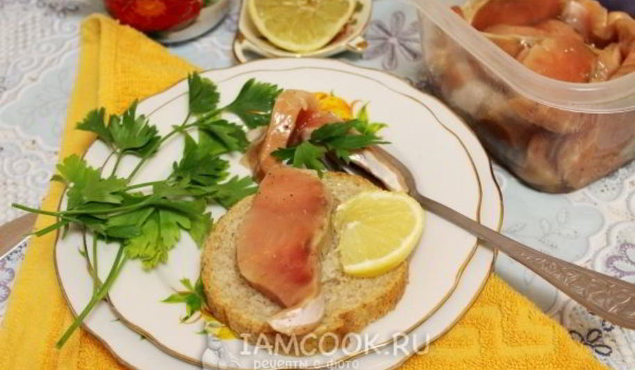 Рецепт горбуши, соленой под семгу