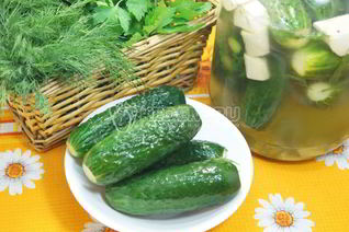 Хрустящие малосольные огурцы в банке