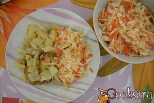 Малосольная капуста с морковью