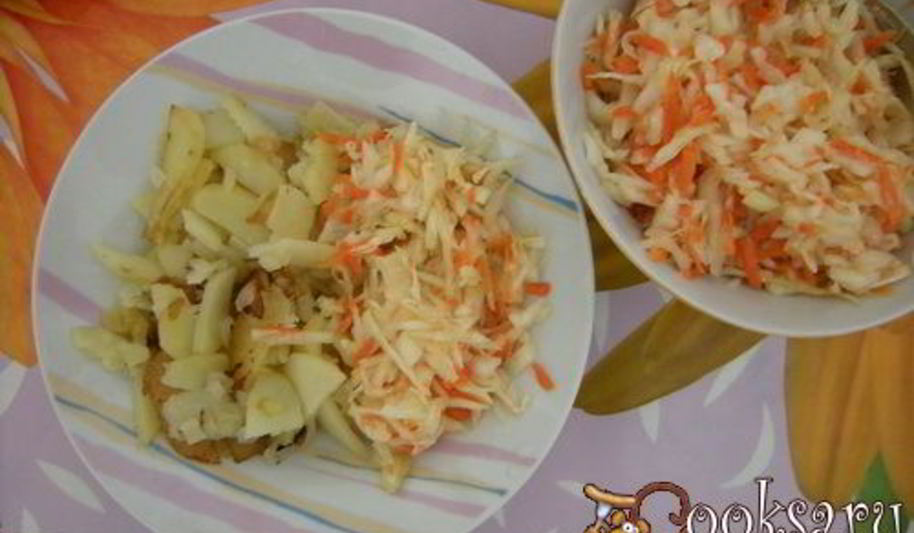 Рецепт малосольной капусты с морковью