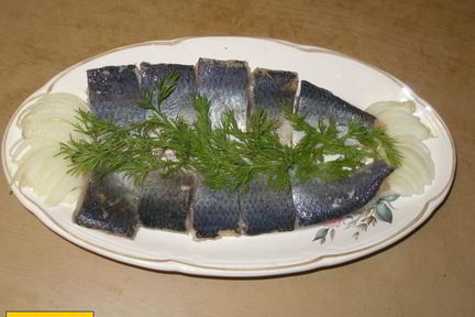 Малосольная селедка