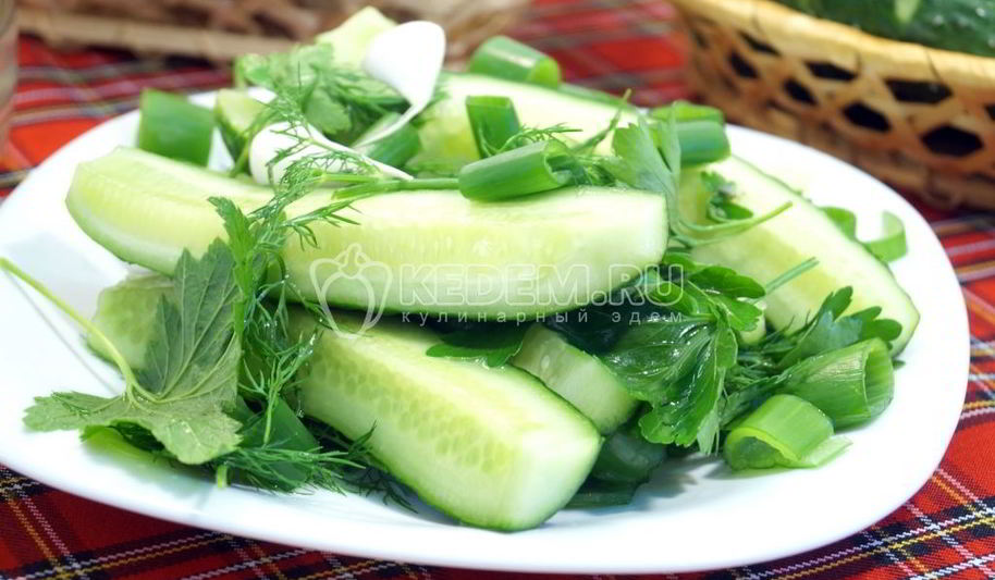 Рецепт малосольных огурцов хрустящих