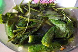 Малосольные огурцы на минералке Суточные