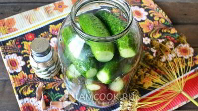 малосольные огурцы с чесноком и укропом