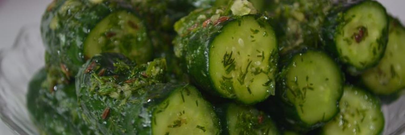 Малосольные огурцы сухого посола