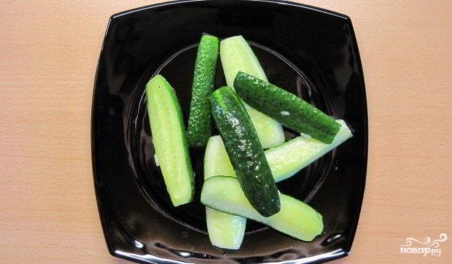 Рецепт малосольных огурцов в пакете