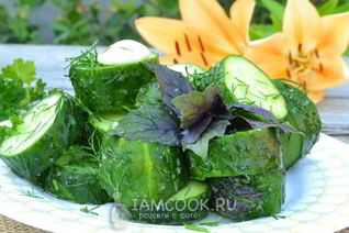 Малосольные огурцы за 5 минут