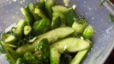 малосольные огурцы за полчаса