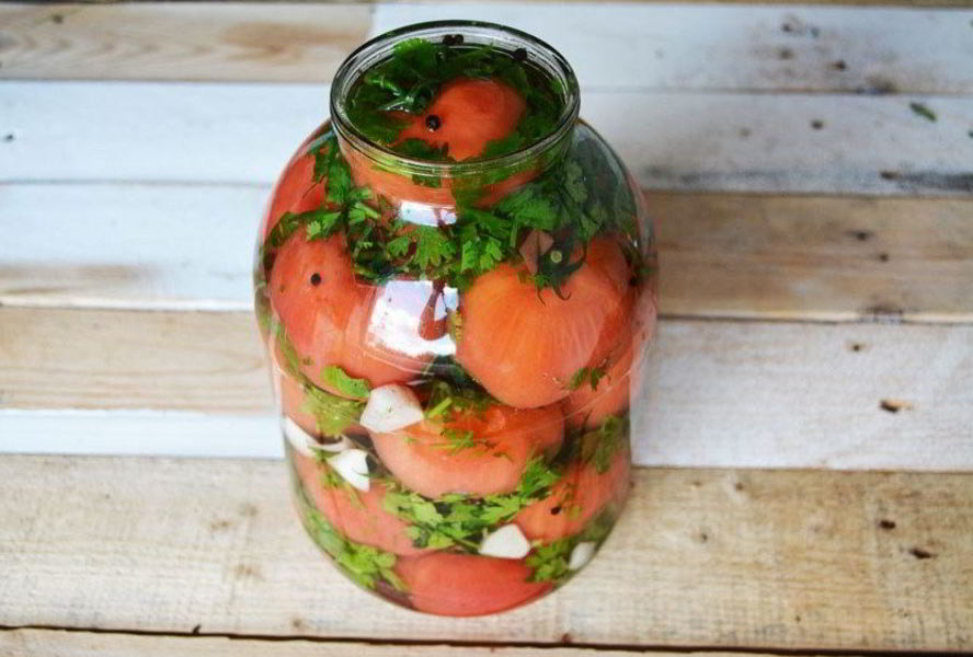 Малосольные помидоры по-грузински