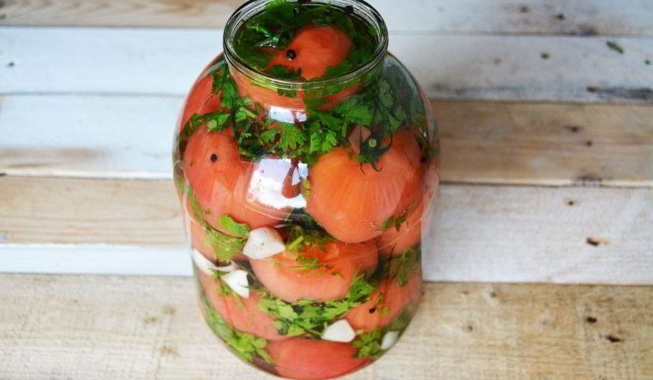 Рецепт малосольных помидоров по-грузински