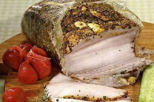 Мятное сало с приправой карри