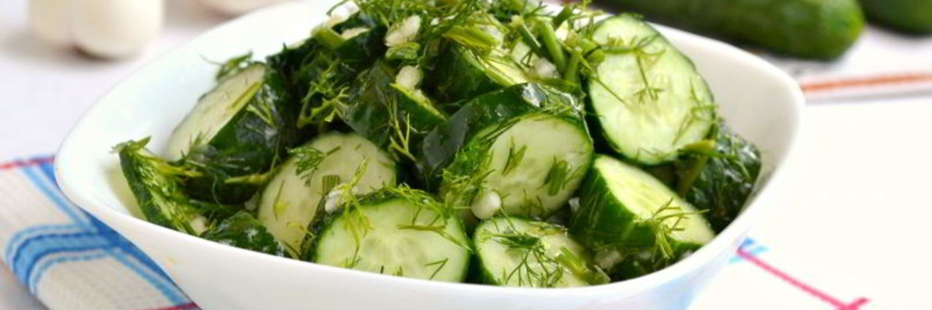 Острые малосольные огурцы за 5 минут