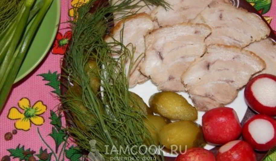 Рецепт сала домашнего