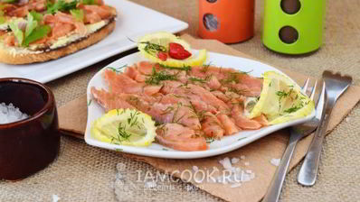 семга слабосоленая