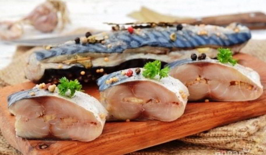 Рецепт соленой скумбрии