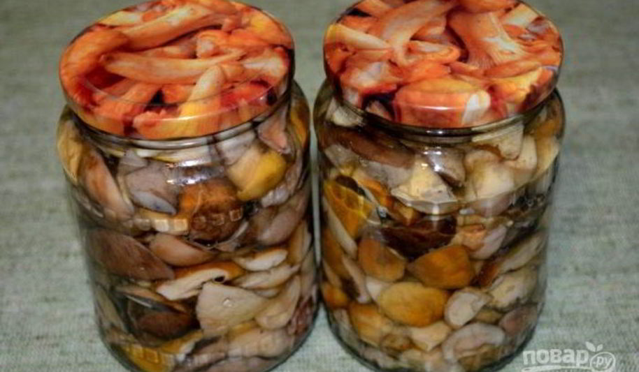 Рецепт соленых белых грибов