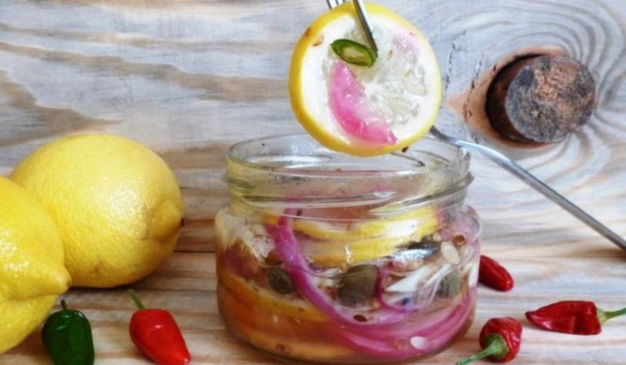 Рецепт соленых лимонов