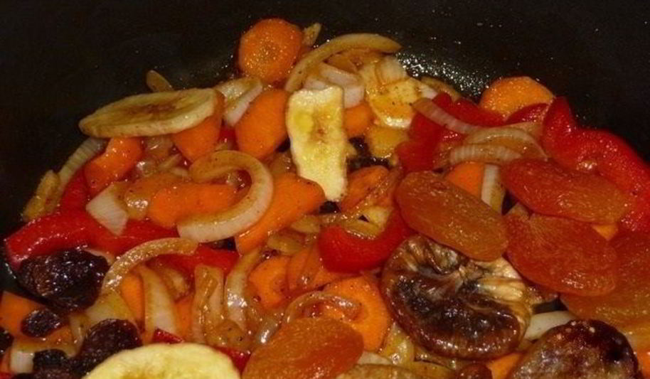 Рецепт тушеных сухофруктов