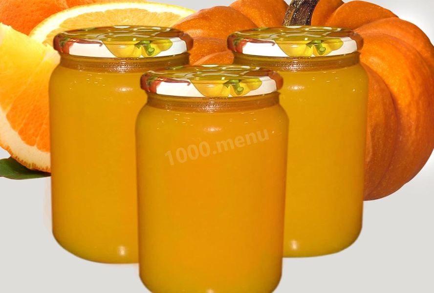 Тыквенный сок на зиму с апельсинами