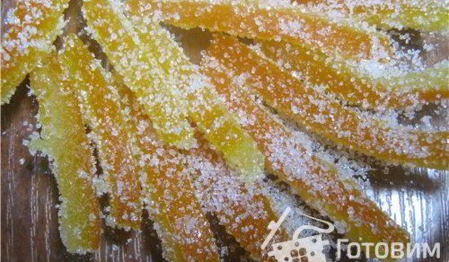 Рецепт апельсиновых цукатов