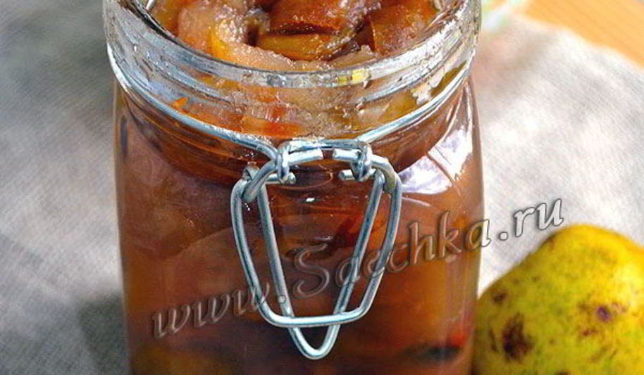 Рецепт грушевого варенья