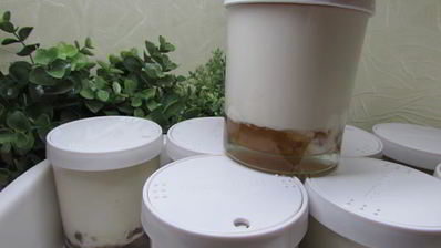 йогурт с вареньем