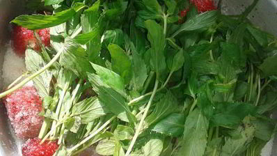 клубнично-мятное варенье