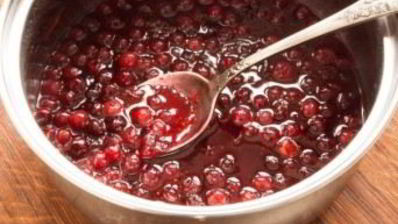 клюквенный конфитюр