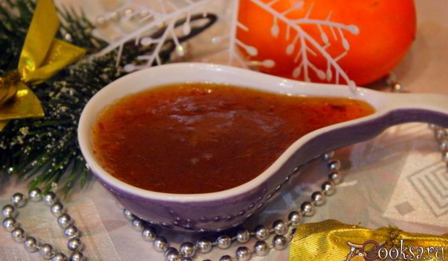 Рецепт конфитюра из хурмы