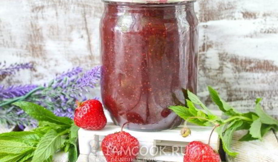 Рецепт конфитюра из клубники