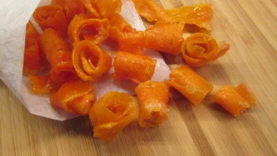 морковные цукаты на лимонном сиропе