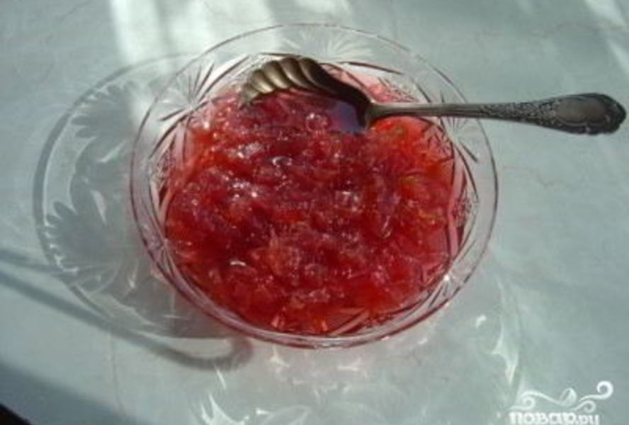 Розовое варенье пятиминутка