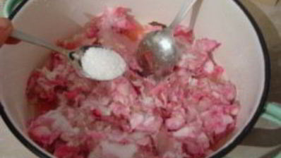 розовое варенье пятиминутка